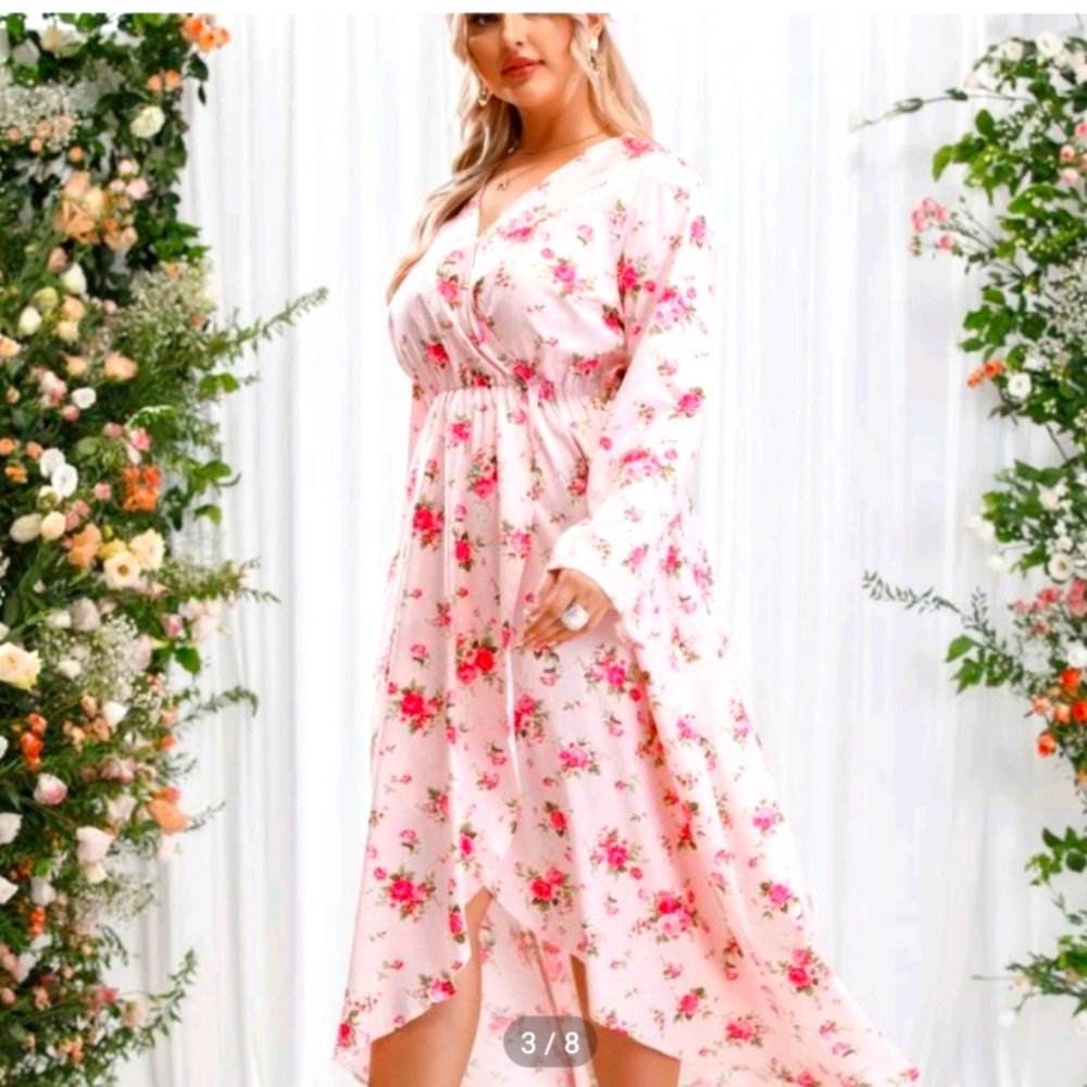 Women's new plus maxi dress by Shein
